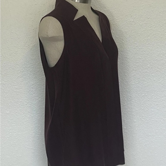 FRAME  100% Silk Sleeveless Top in Bordeaux - Size S/P - Picture 5 of 7